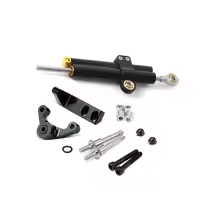 For Ducati Hypermotard 821 939 SP New CNC Fiber Carbon Steering Damper Stabilizer Bracket Mounting Kit
