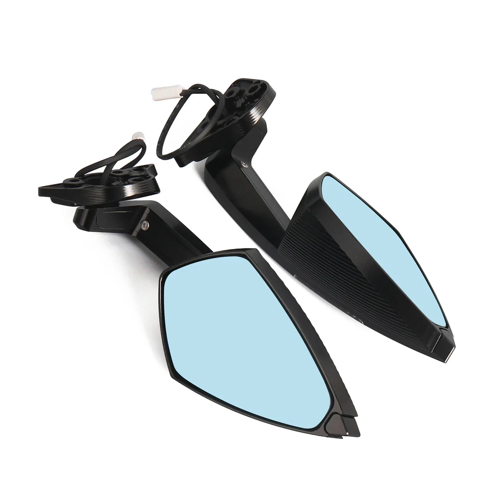 Fit For Yamaha YZF R1 M YZFR1 YZF-R1 2020-2025 Motorcycle Rearview Mirror Rear View Side Mirror with LED Turn Signal Light