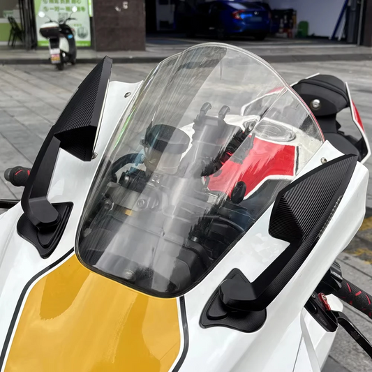 Fit For Yamaha YZF R1 M YZFR1 YZF-R1 2020-2025 Motorcycle Rearview Mirror Rear View Side Mirror with LED Turn Signal Light