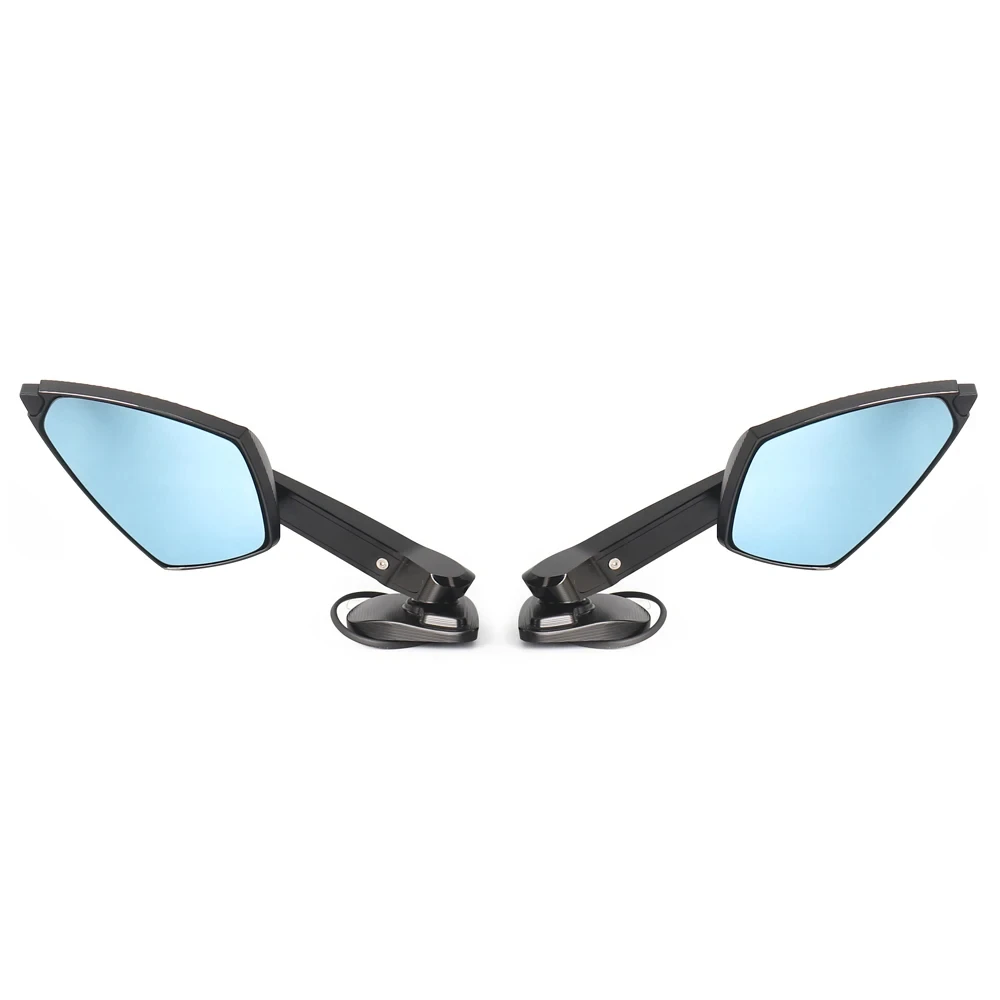 Fit For Yamaha YZF R1 M YZFR1 YZF-R1 2020-2025 Motorcycle Rearview Mirror Rear View Side Mirror with LED Turn Signal Light