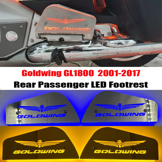 Honda Goldwing GL1800 CNC LED Passenger Footrests - Apex Gearworks Special Edition