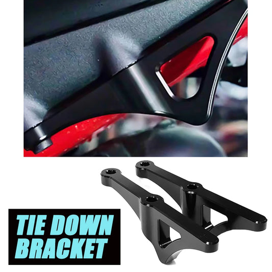 Ducati Panigale V4 / Streetfighter V4 CNC Aluminum Tie Down Bracket Hooks - Apex Gearworks Edition