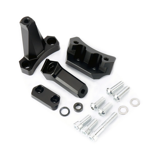 CNC steering damper kit for Kawasaki Ninja 400 and Ninja 500