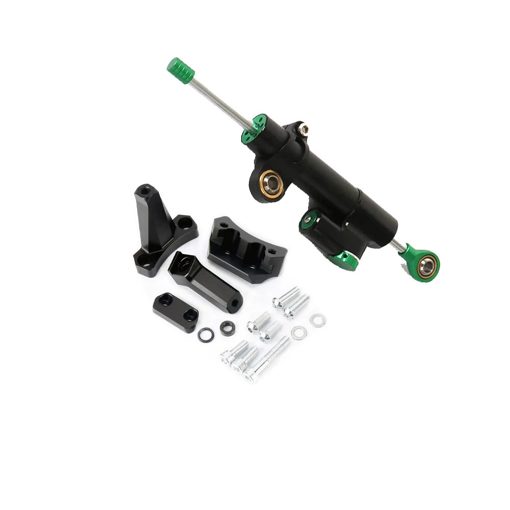 CNC Steering Damper Kit for Kawasaki Ninja 400 / Ninja 500