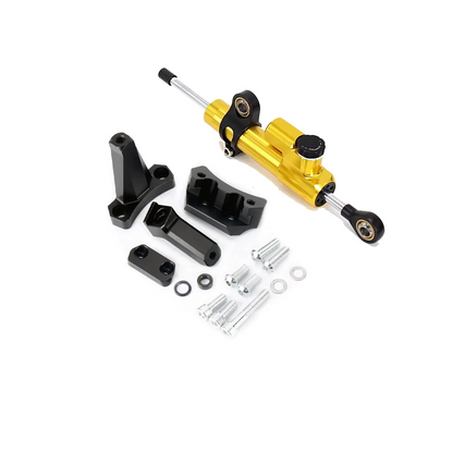 CNC Steering Damper Kit for Kawasaki Ninja 400 / Ninja 500