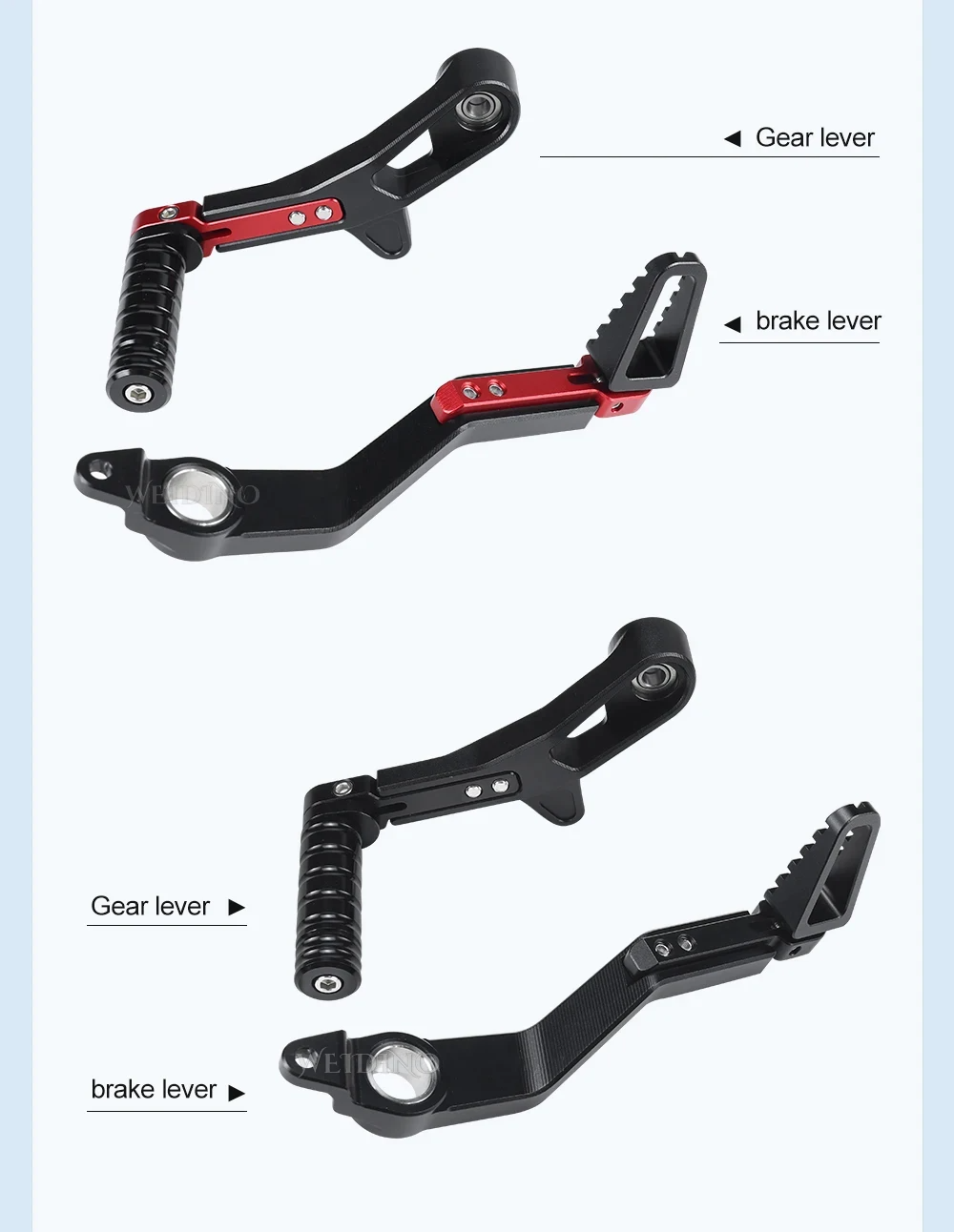 Rear Brake & Shift Lever Upgrades for BMW R1300GS
