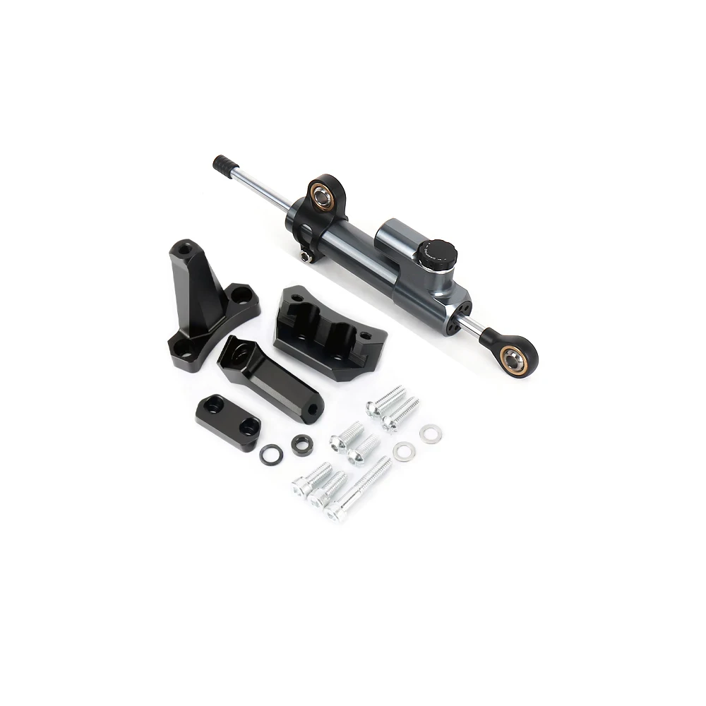 CNC Steering Damper Kit for Kawasaki Ninja 400 / Ninja 500