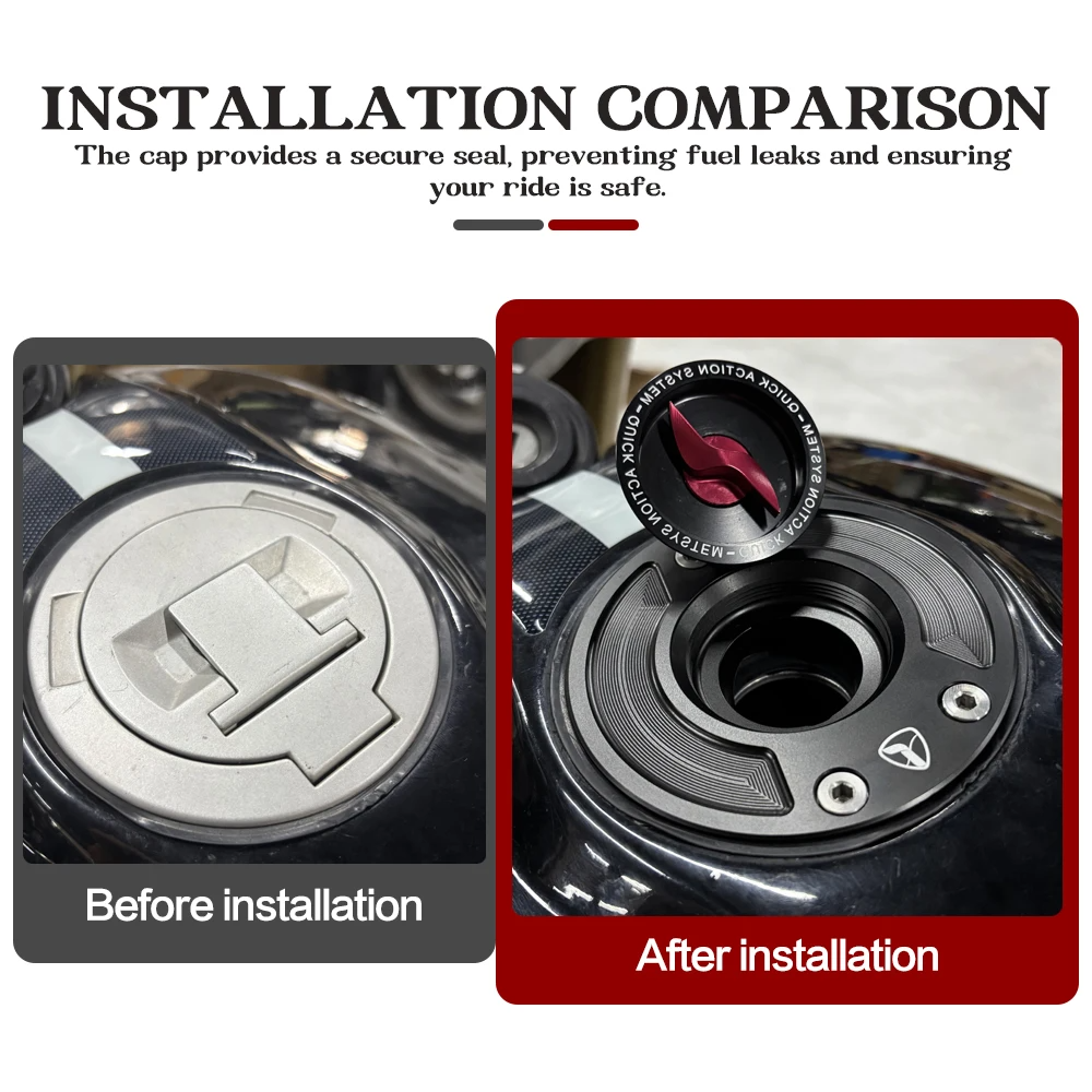 Keyless Fuel Tank Cap for BMW R nineT, F650GS, F800GS, K1600GT & R1200GS