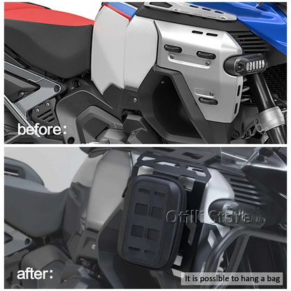 Pair of Aluminum Tank-Side Luggage Racks for BMW R 1300 GS Adventure (2024+)